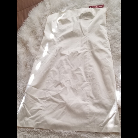 Off White (Cream) Tube Dress Size 14 - Picture 4 of 6